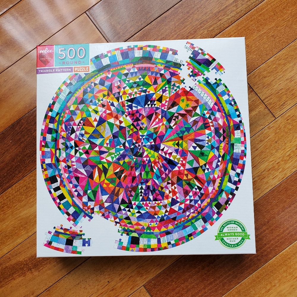 New eeBoo Round Puzzles 500 pcs